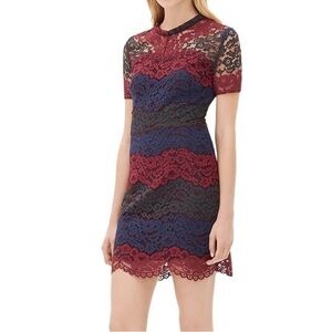 Sandro lace mini dress